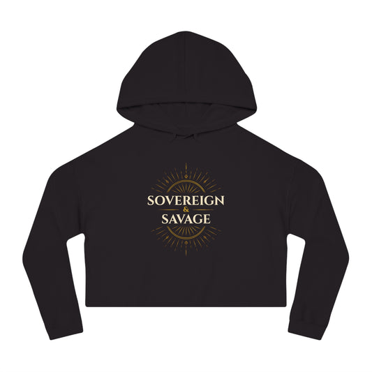 Sovereign & Savage Women's Cropped Hoodie