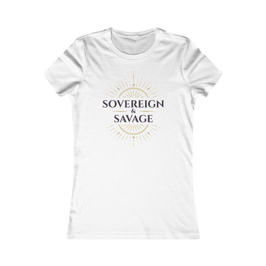 Sovereign & Savage - Women's Fitted Tee