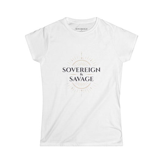 Sovereign & Savage - Women's Fitted Tee