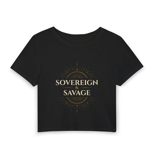 Sovereign & Savage - Crop Top