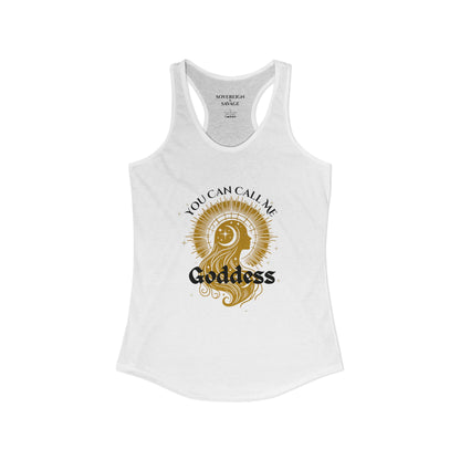 Call Me Goddess - Racerback Tank Top