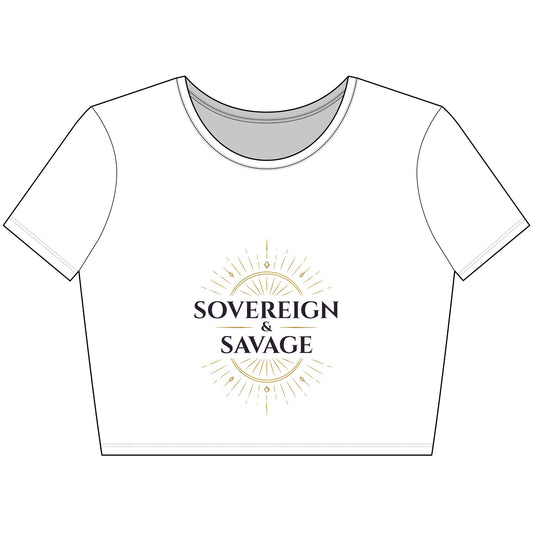Sovereign & Savage - Women's Crop Tee
