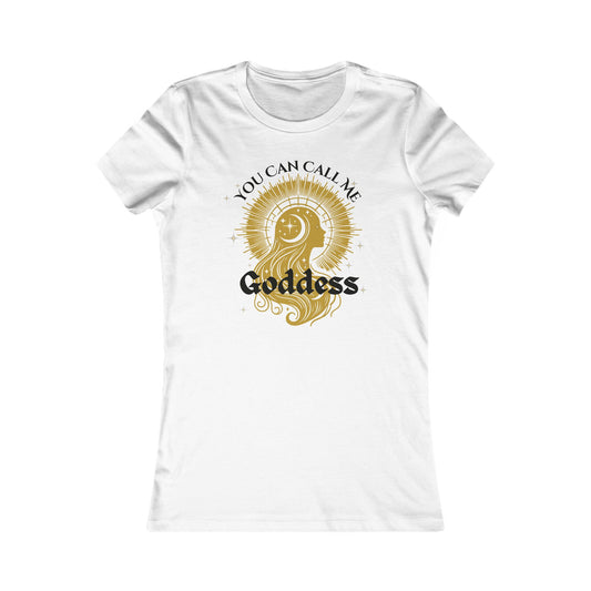Call Me Goddess - Women's Fitted Tee