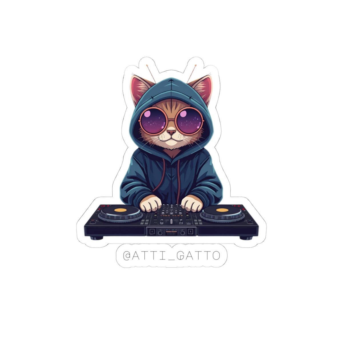 DJ Atti Gatto - Sticker