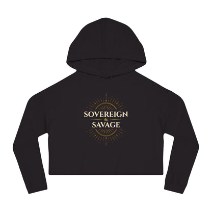 Sovereign & Savage Women's Cropped Hoodie