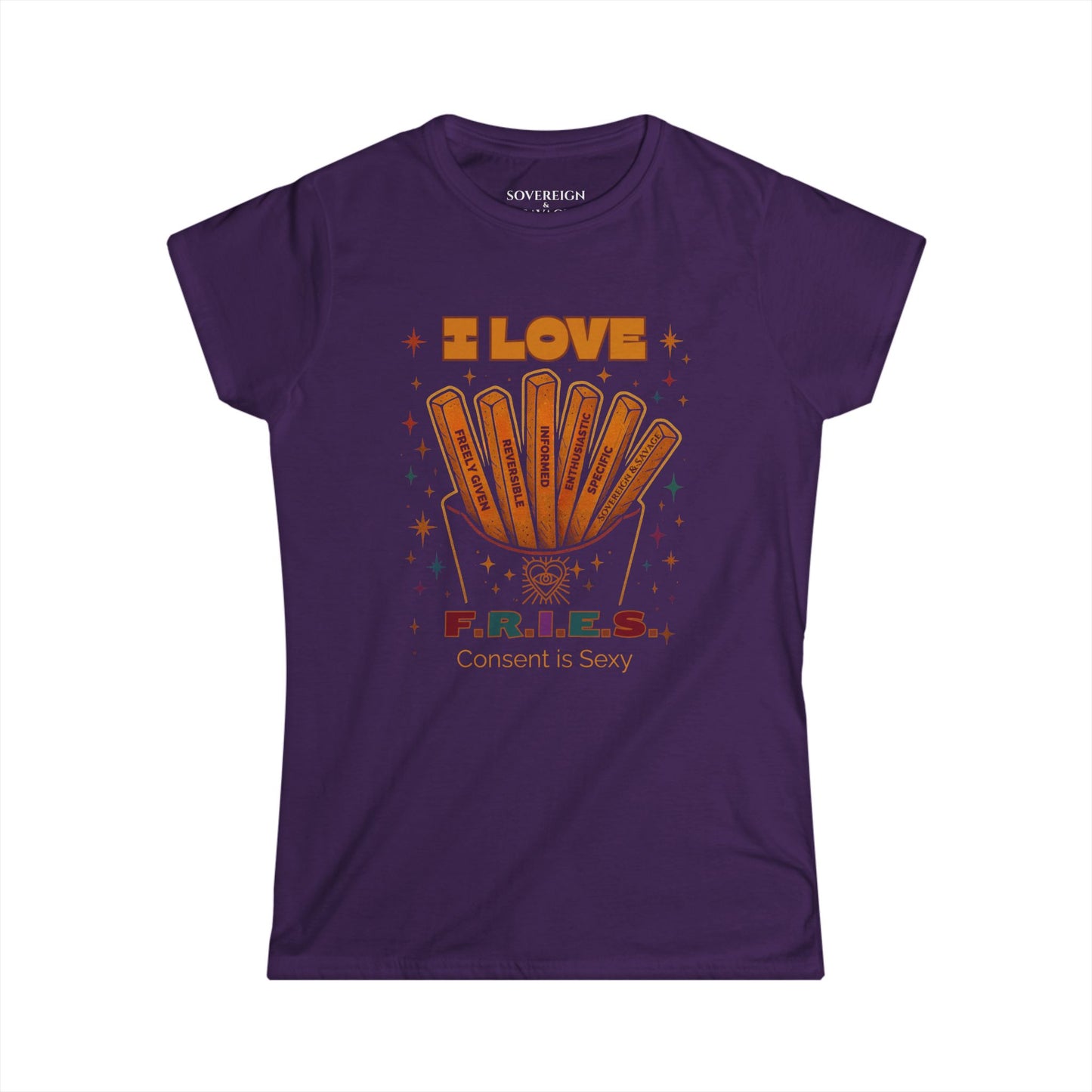 I Love F.R.I.E.S - Women's Fitted Tee