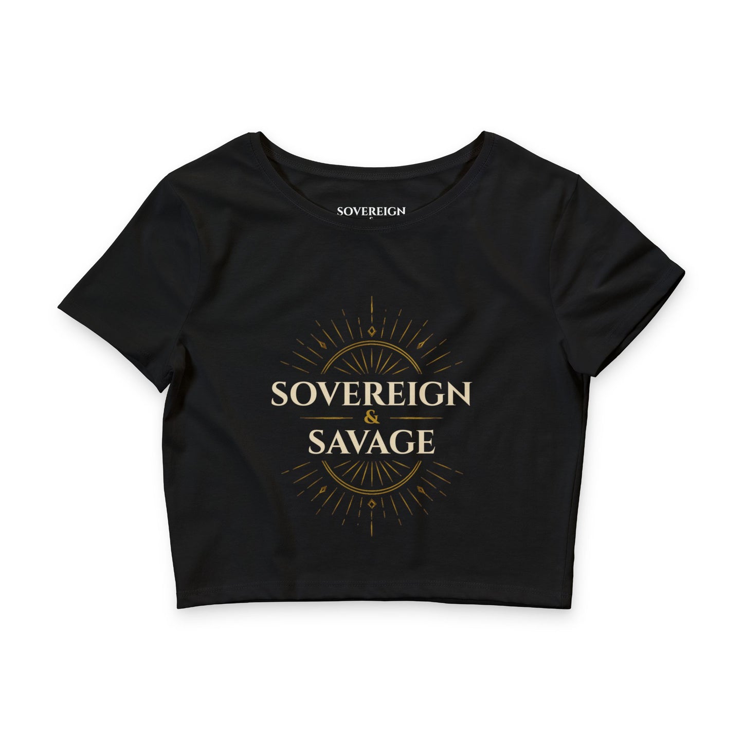 Sovereign & Savage - Women's Crop Tee