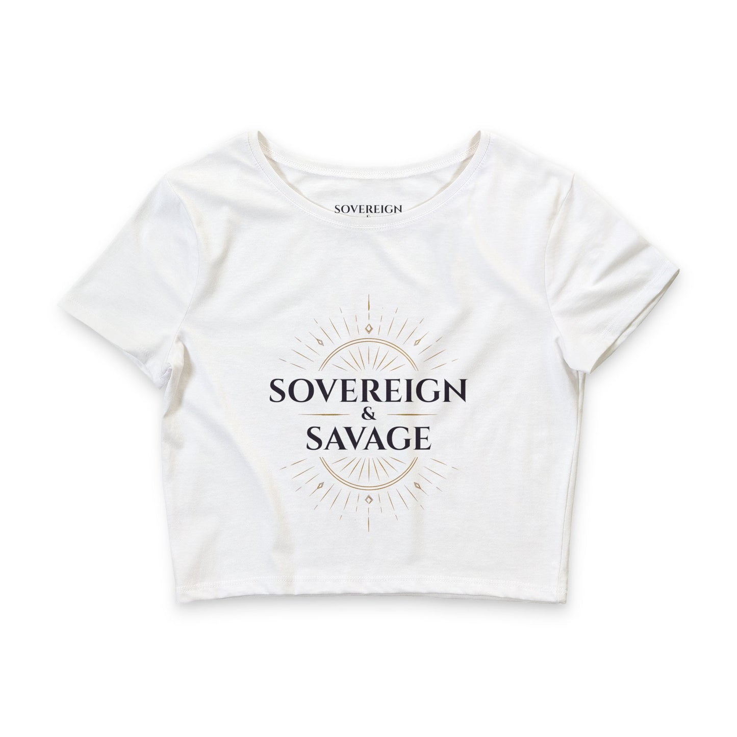 Sovereign & Savage - Women's Crop Tee