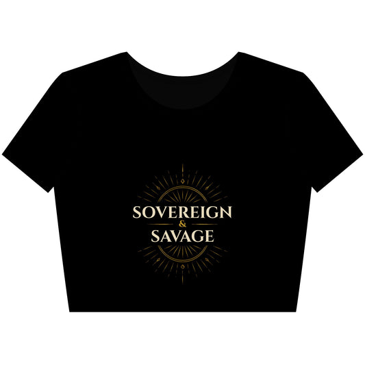 Sovereign & Savage - Women's Crop Tee