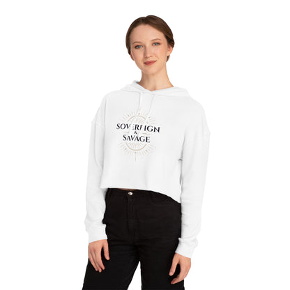 Sovereign & Savage Women's Cropped Hoodie
