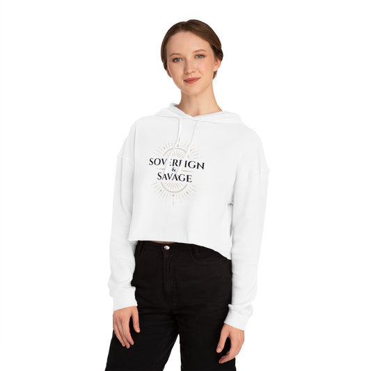 Sovereign & Savage Women's Cropped Hoodie