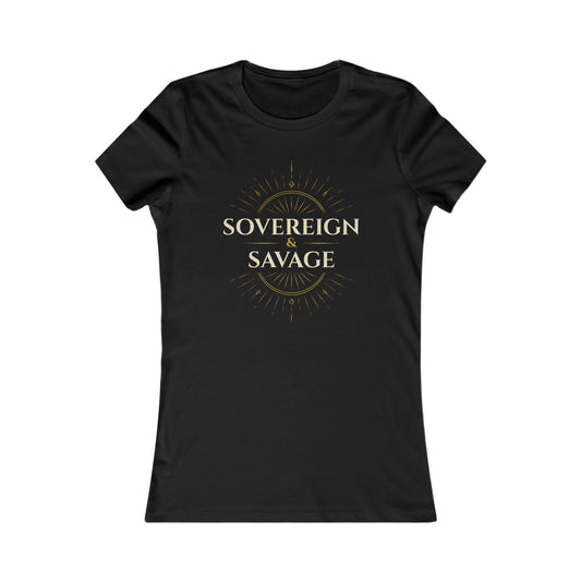 Sovereign & Savage - Women's Fitted Tee
