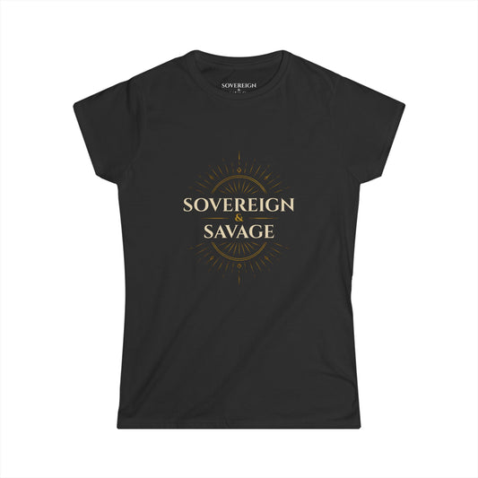 Sovereign & Savage - Women's Fitted Tee