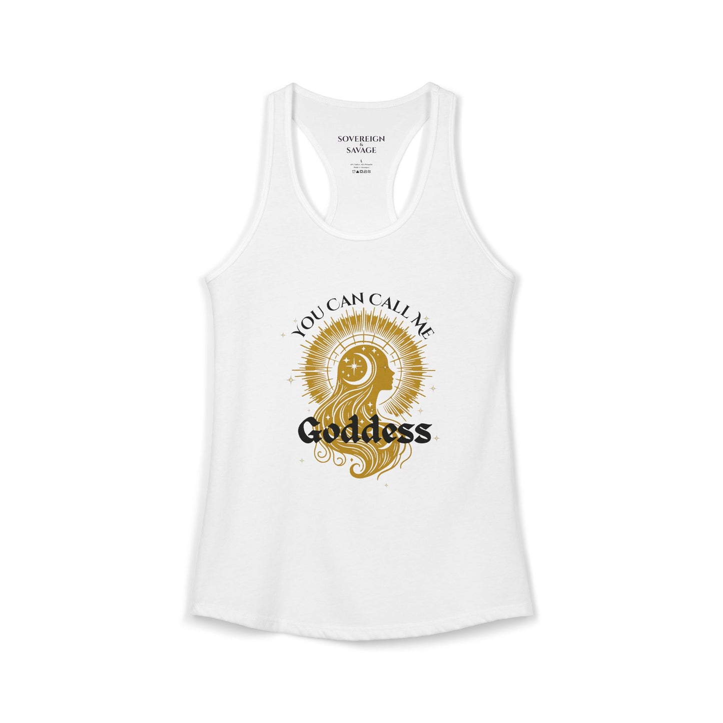 Call Me Goddess - Racerback Tank Top