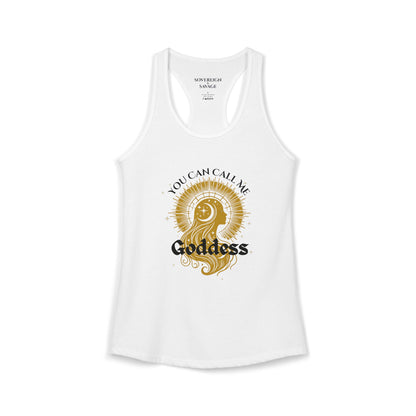 Call Me Goddess - Racerback Tank Top