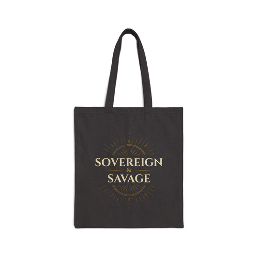 Sovereign & Savage Canvas Tote Bag